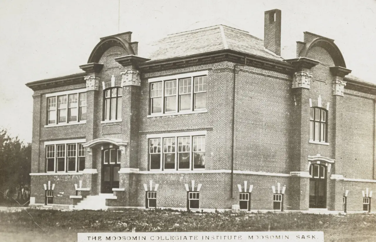 Moosomin Collegiate Institute, about 1912